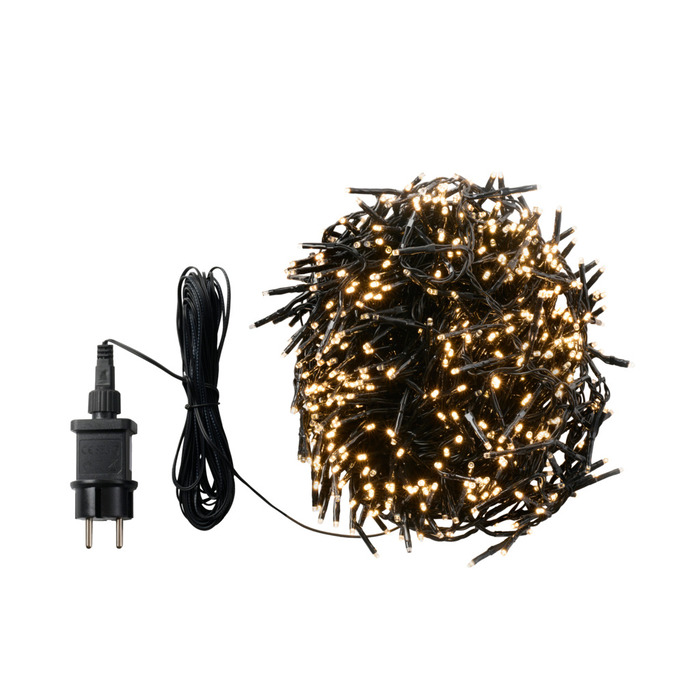 Klyngelys Basis 768 LED m/blink varm hvid 16 meter